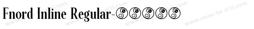 Fnord Inline Regular字体转换